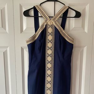 Lilly Pulitzer True Navy Vena Shift